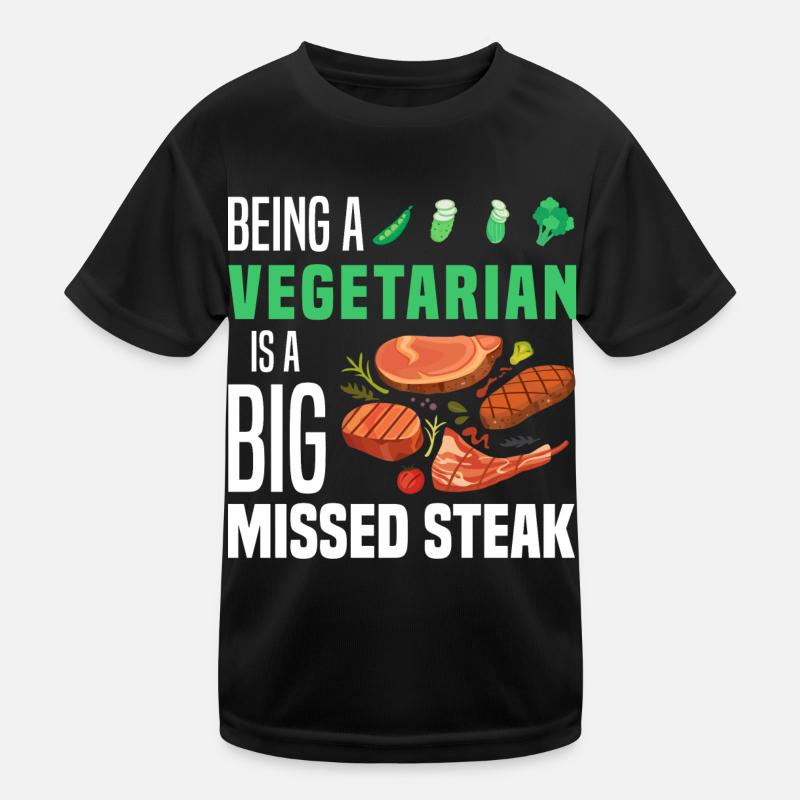 BBQ Kinder Funktions-T-Shirt