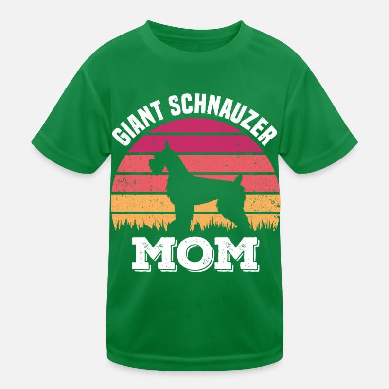 Schnauzer Mama T-shirt sport Enfant