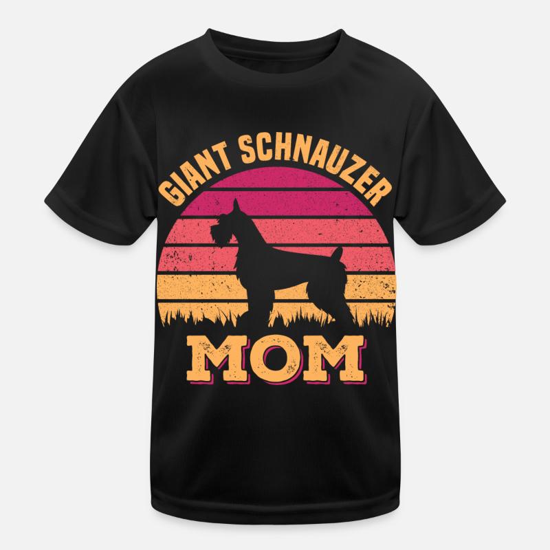 Schnauzer Kinder Funktions-T-Shirt