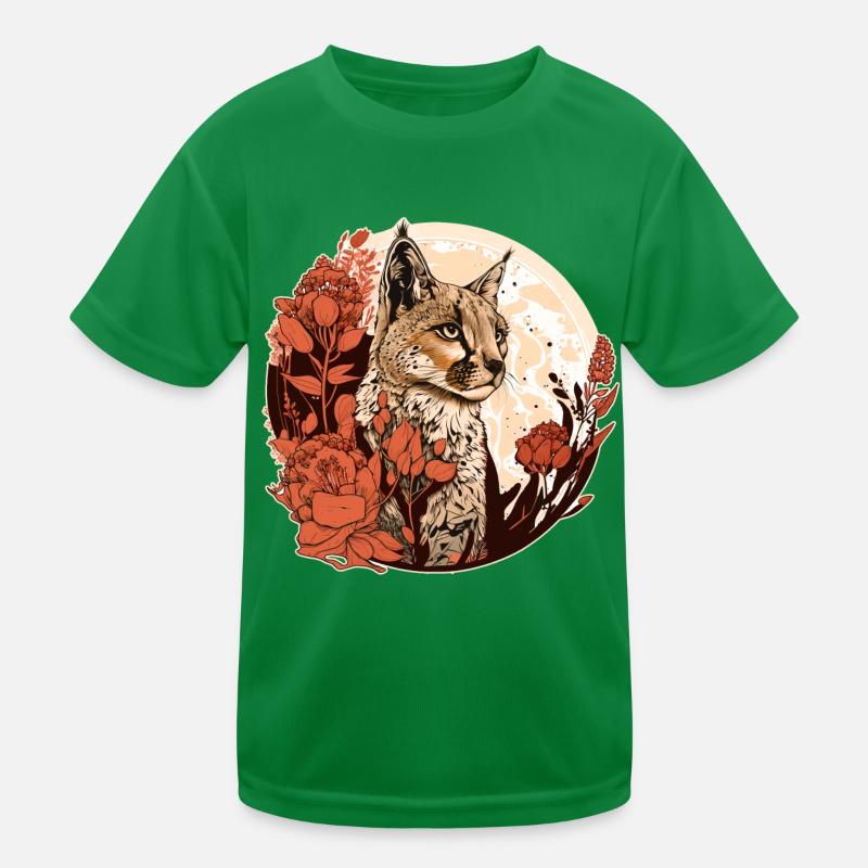 Luchs Kinder Funktions-T-Shirt