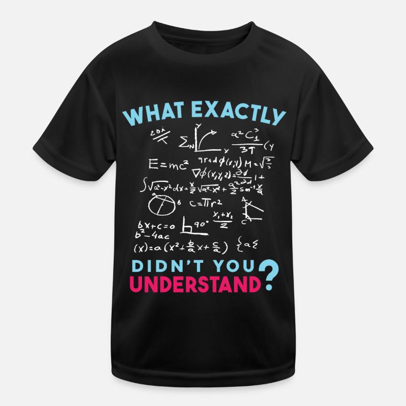 Physique Math Formule Blague T-shirt sport Enfant