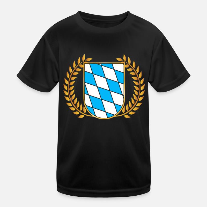 Free State of Bavaria Bavarian Kids Functional T-Shirt