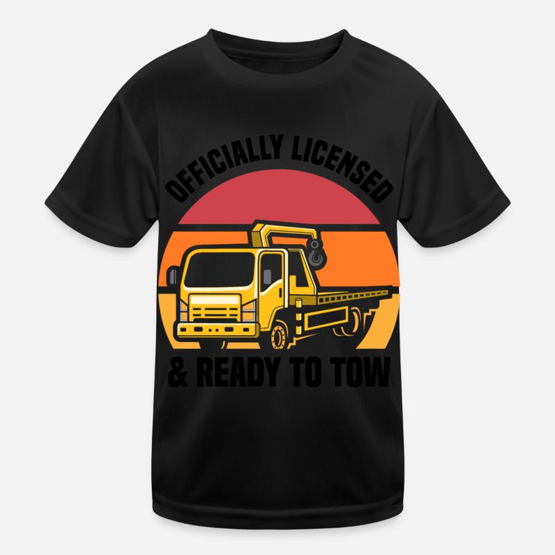 Abschleppwagen | Abschlepper Auto Panne Geschenke Kinder Funktions-T-Shirt