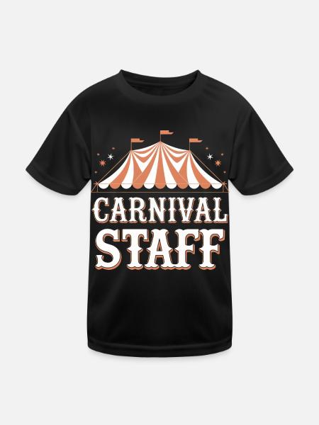 Cirque Carnaval Carnaval - T-shirt sport Enfant - noir - Devant
