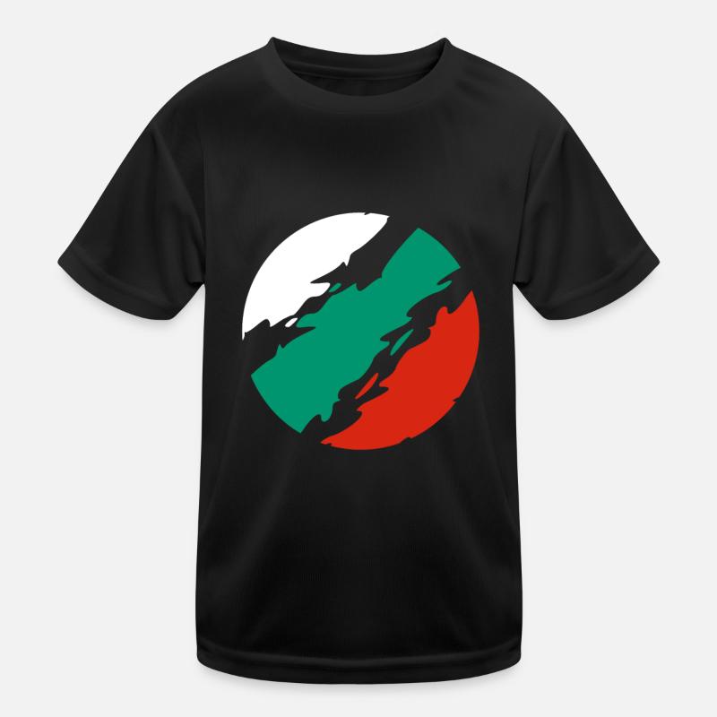 Drapeau de la Bulgarie T-shirt sport Enfant