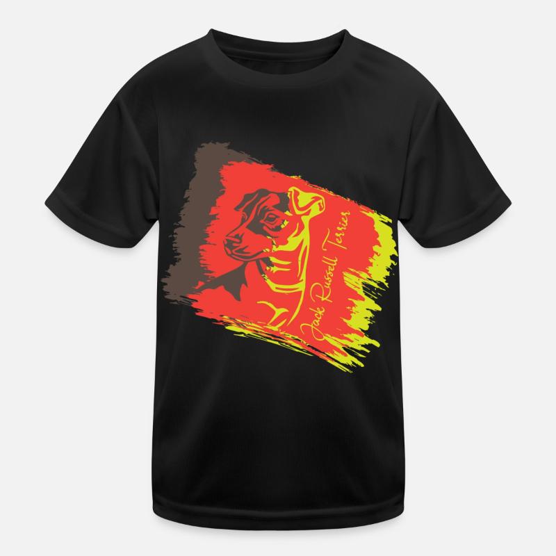 Jack Russel Terrier Kinder Funktions-T-Shirt