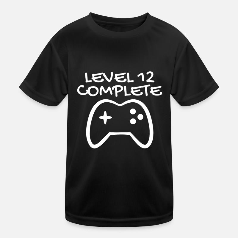 12th Birthday - Gamer 12 - 12 Years Gift Kids Functional T-Shirt