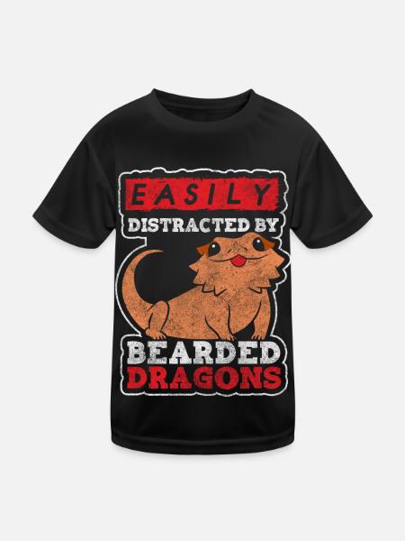 Lizard Lizard Lizard Lizard - Kids Functional T-Shirt - black - Front