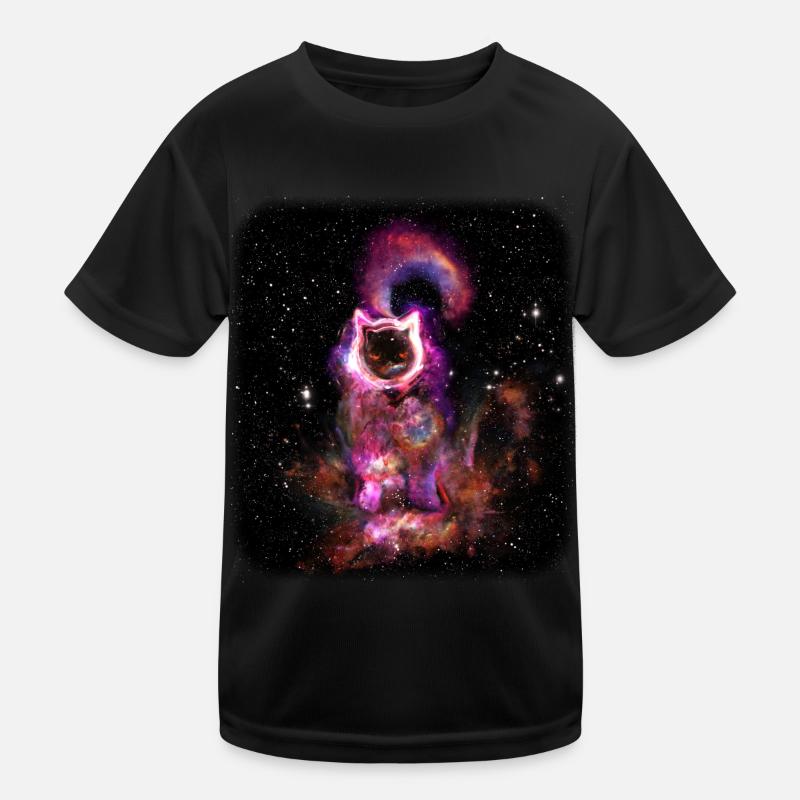 the black hole known as your cat (TILE) Kids Functional T-Shirt