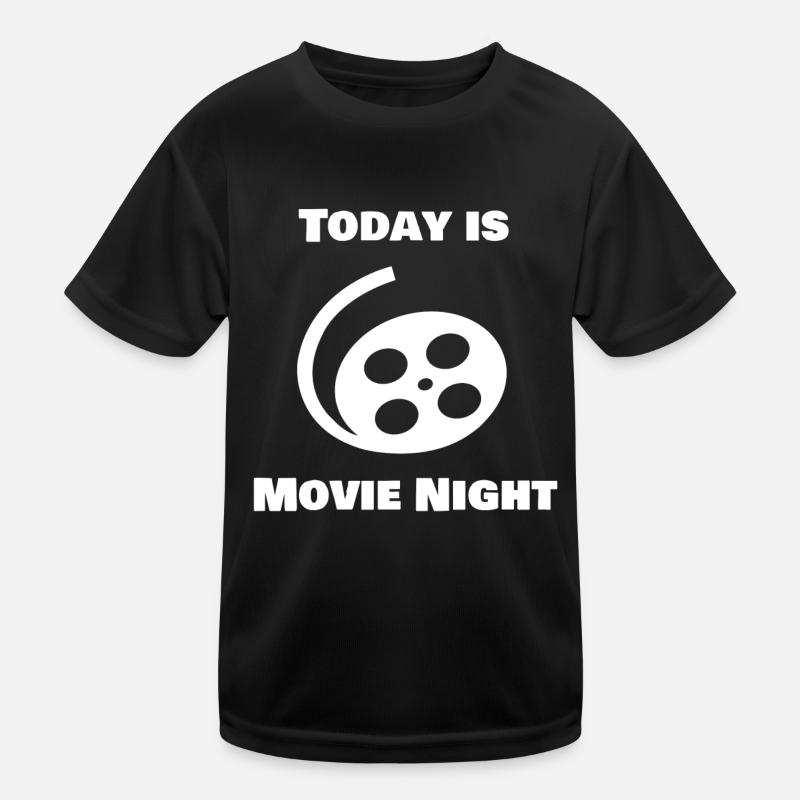 Aujourd'hui, c'est la soirée cinéma T-shirt sport Enfant