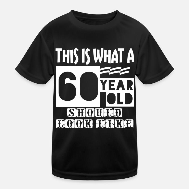 60 Year Old T-shirt sport Enfant