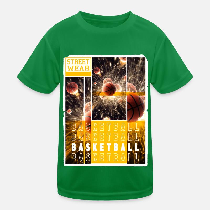 Basketteur Basketteur Dunking Sport Vintage T-shirt sport Enfant