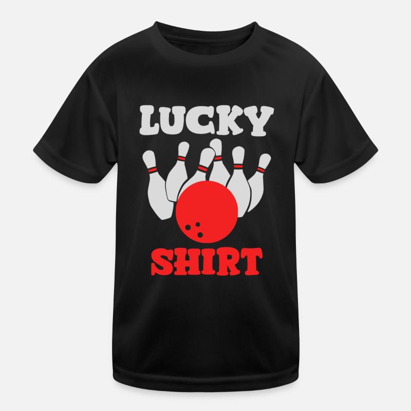 bowling lucky shirt Kinder Funktions-T-Shirt