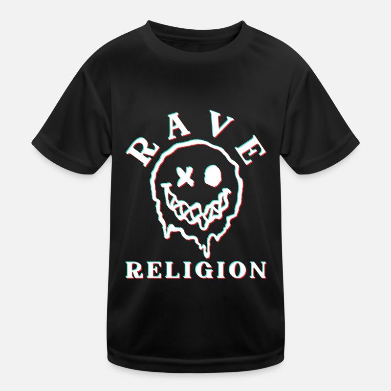 Raver Religion Kinder Funktions-T-Shirt