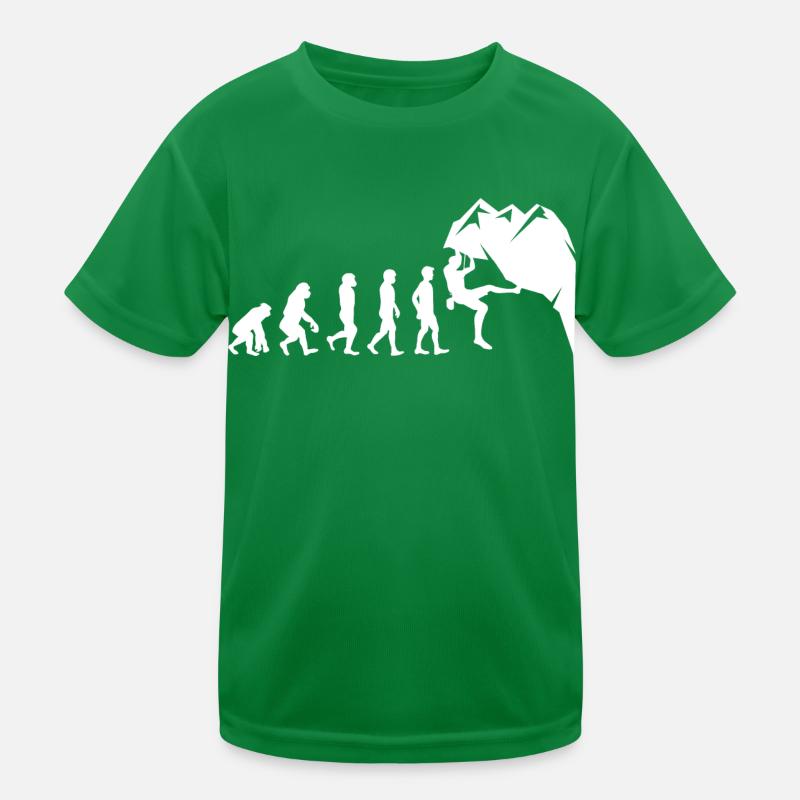 Escalade Bouldering Wall Climber Evolution T-shirt sport Enfant