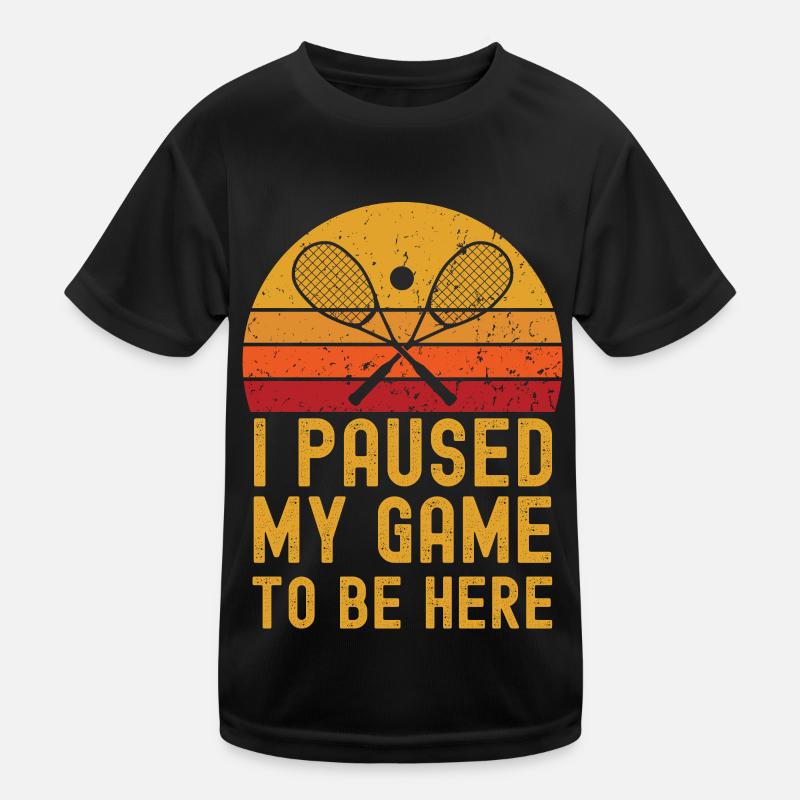 Squash rétro vintage T-shirt sport Enfant