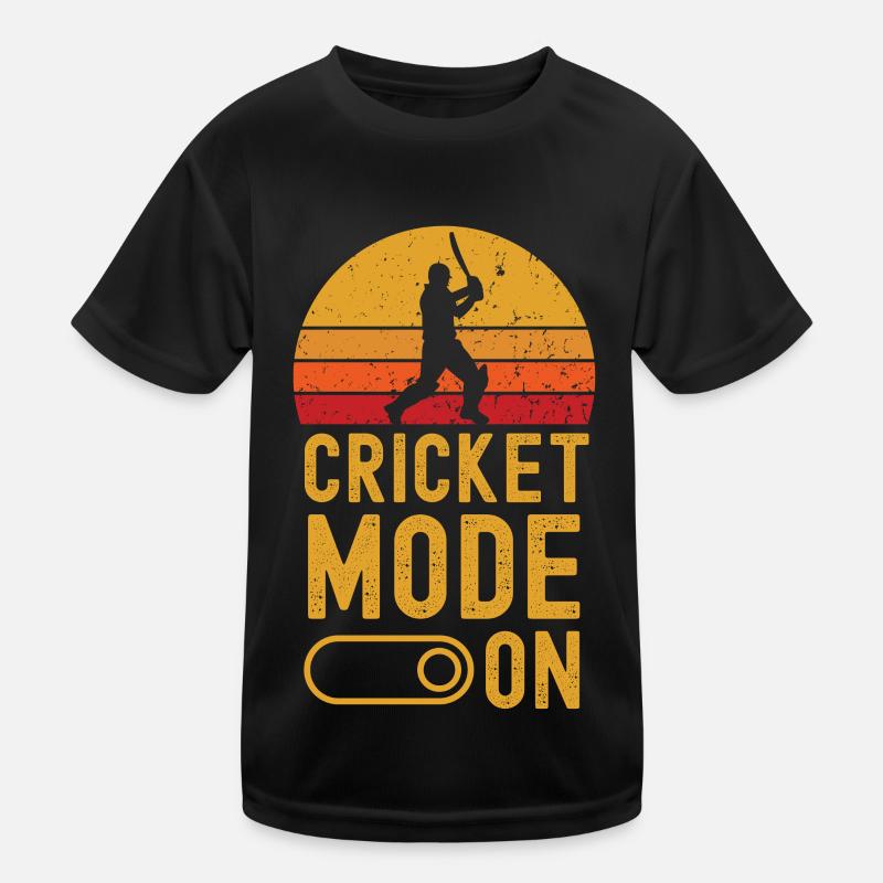 Cricket Mode on retro vintage Kinder Funktions-T-Shirt
