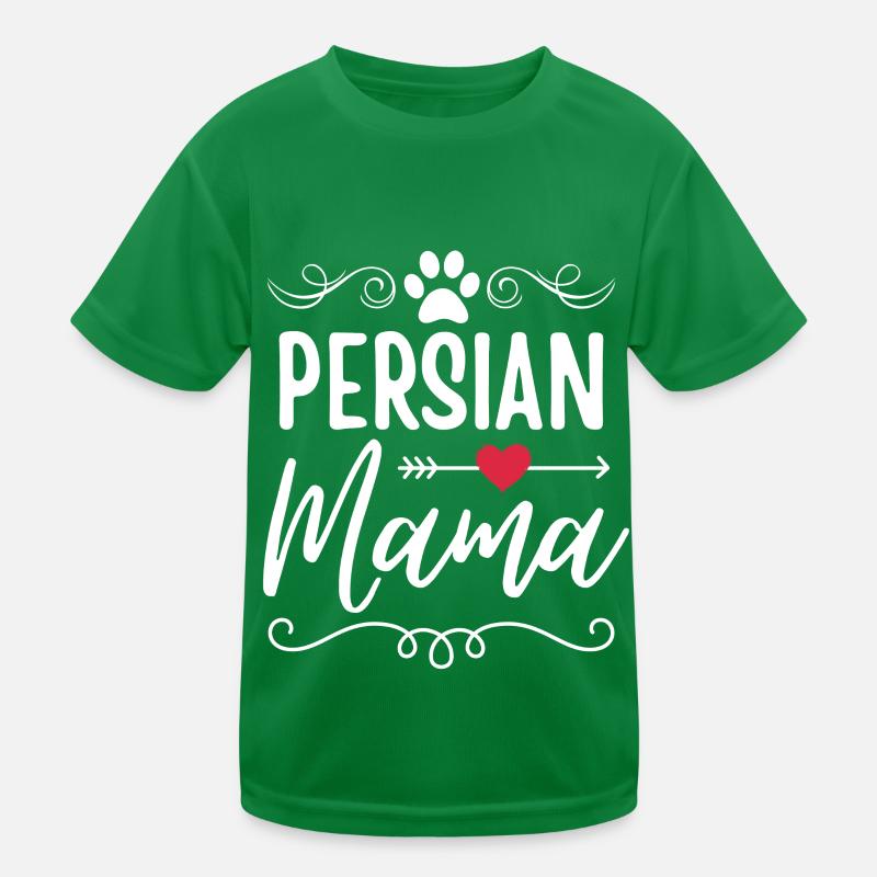 Perser Katze Mama Kinder Funktions-T-Shirt