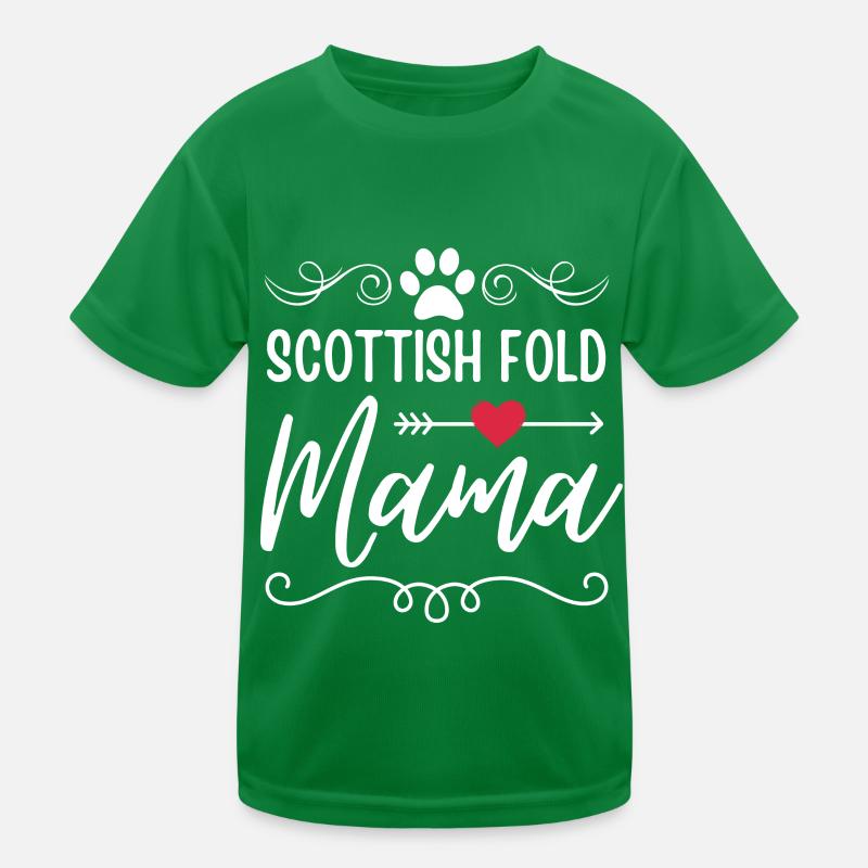 Chat écossais à oreilles pliantes Mama T-shirt sport Enfant