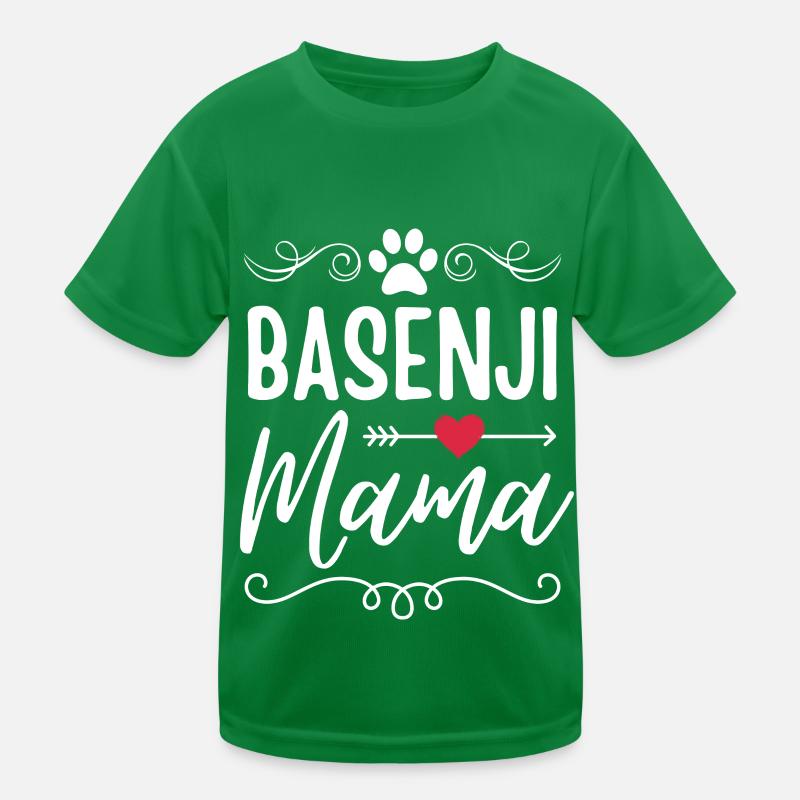 Basenji Mama T-shirt sport Enfant
