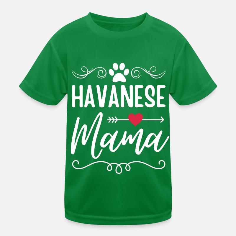 Havanese Mama Kids Functional T-Shirt