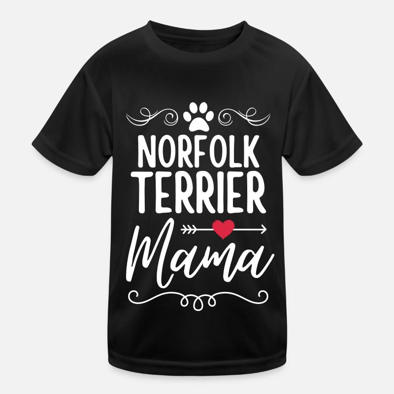 Norfolk Terrier Mama Kids Functional T-Shirt