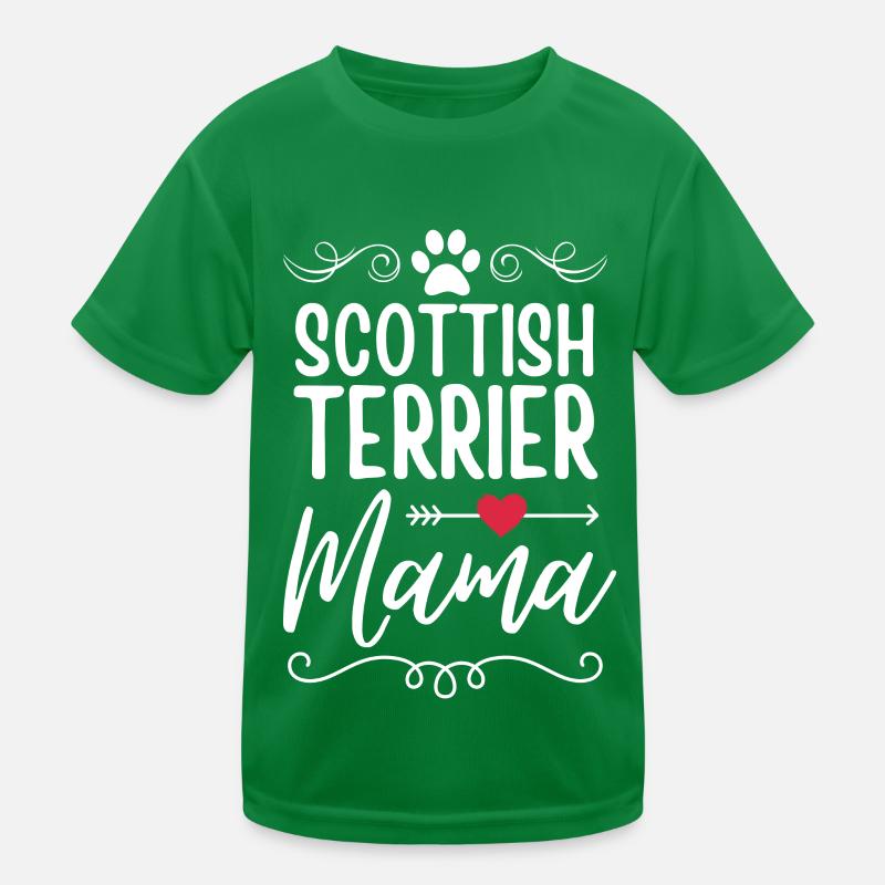 Maman terrier écossaise T-shirt sport Enfant