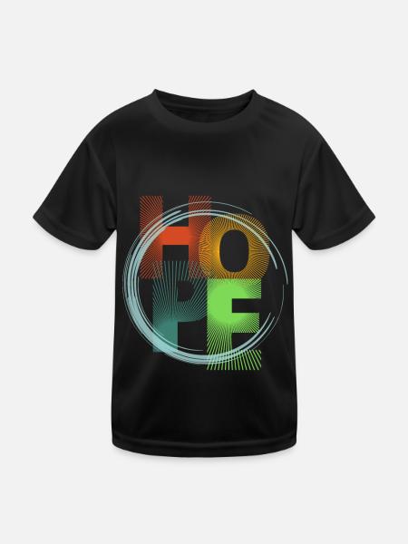 Hope - Kids Functional T-Shirt - black