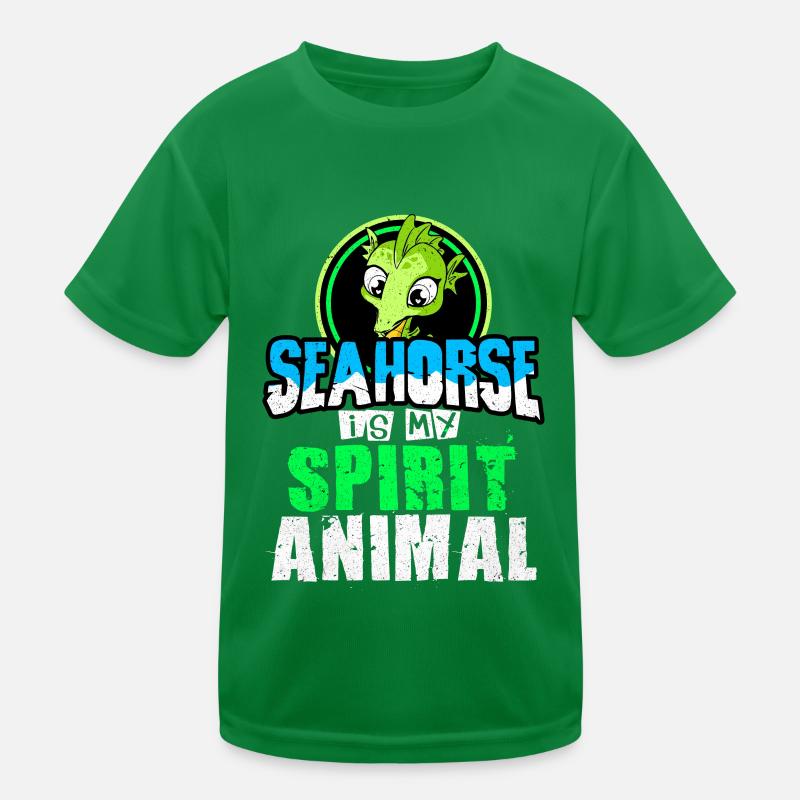 Seepferd Kinder Funktions-T-Shirt