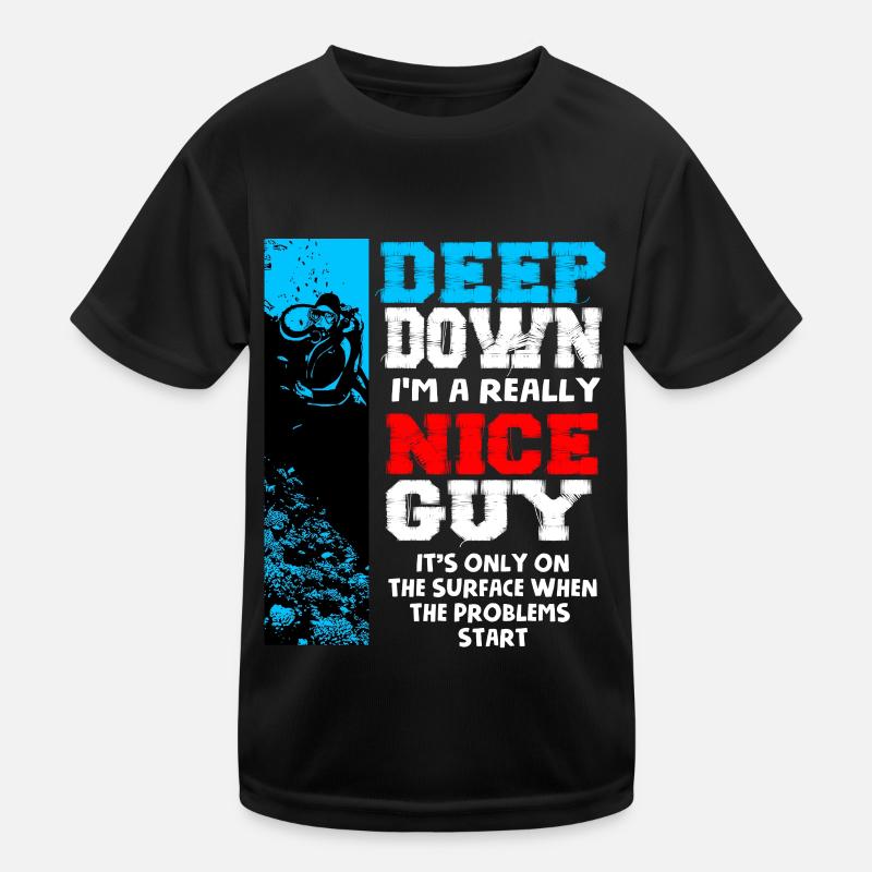 Plongeur Cadeau Drôle Diving Plongée Sport Mer T-shirt sport Enfant