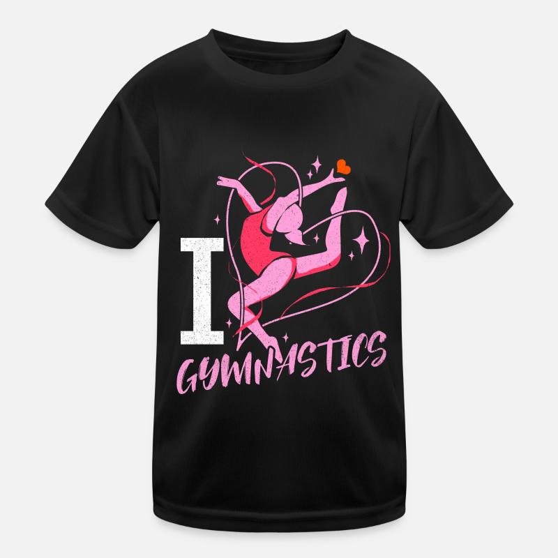 Gymnastik Kinder Funktions-T-Shirt