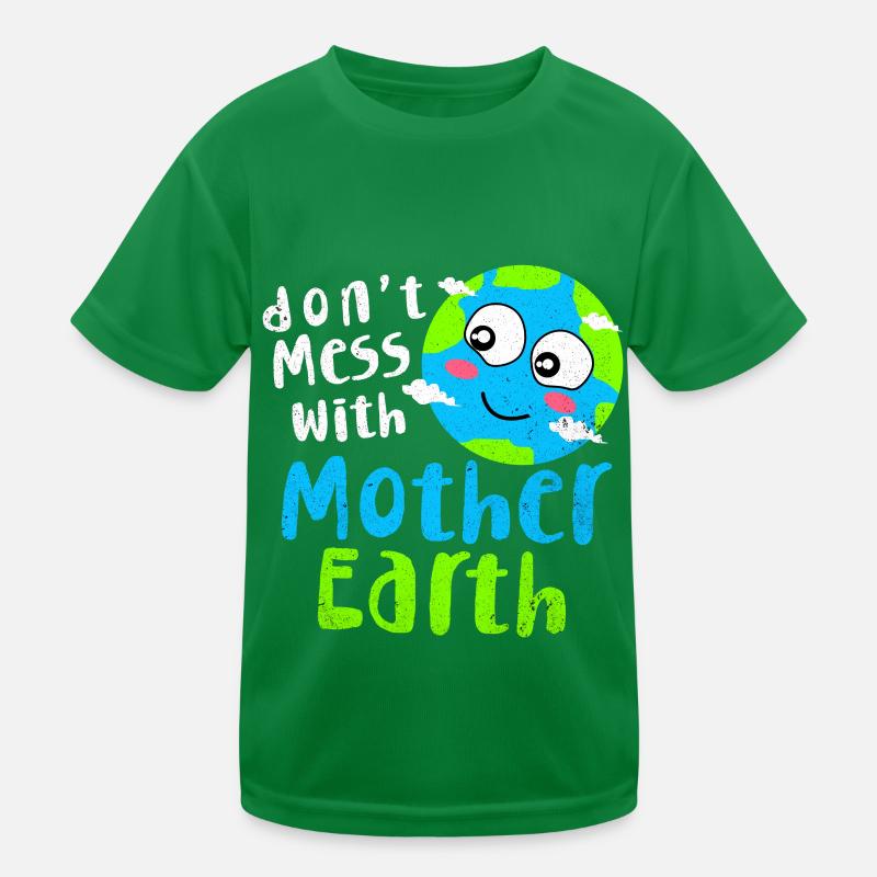 Tag der Erde Kinder Funktions-T-Shirt