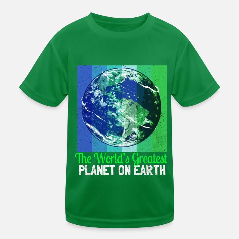 Earth Day Kids Functional T-Shirt