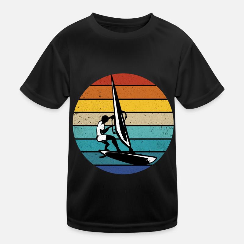 Windsurfen Kinder Funktions-T-Shirt
