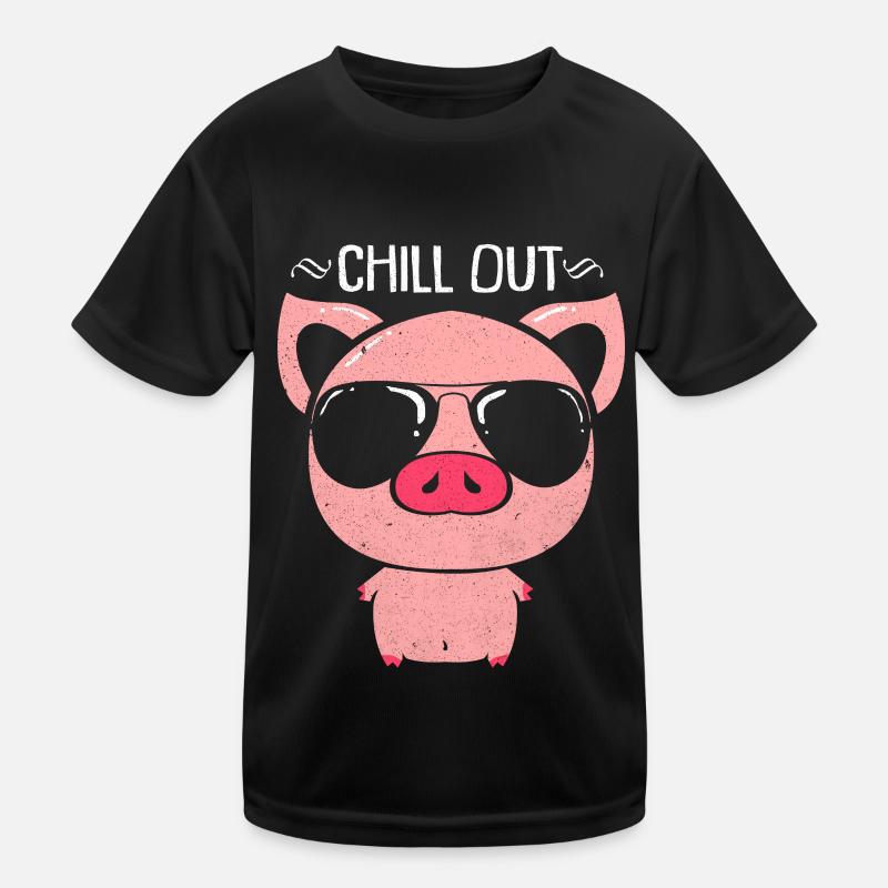 Pig Kids Functional T-Shirt