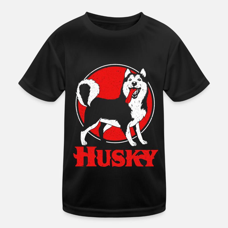 chien de traîneau T-shirt sport Enfant