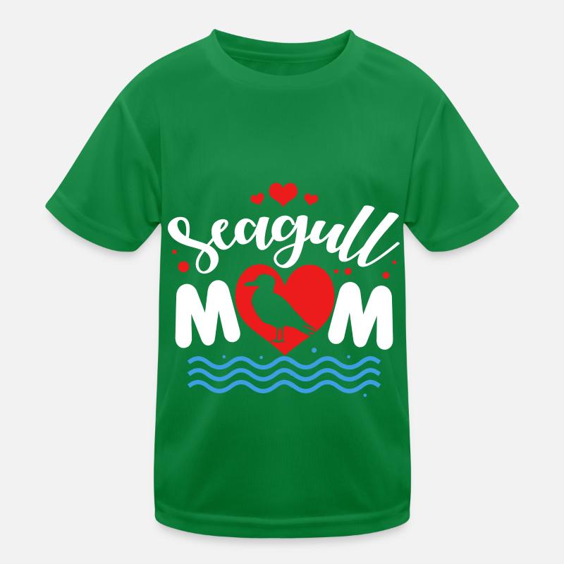 Möwe Geschenk Seevogel Moin Vogel Seeschwalbe Kinder Funktions-T-Shirt