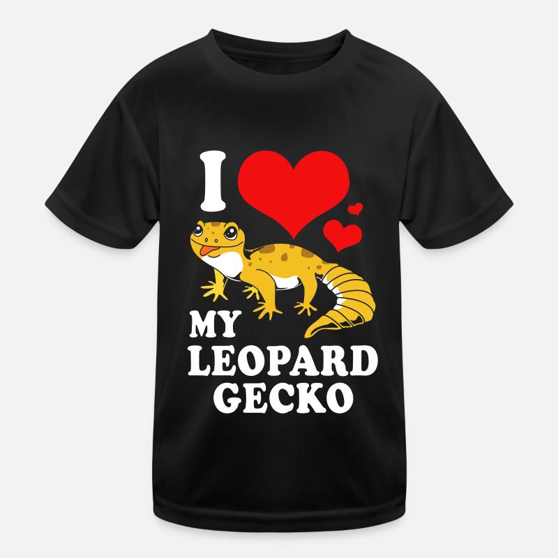 Gecko Lézards Gecko Reptiles T-shirt sport Enfant
