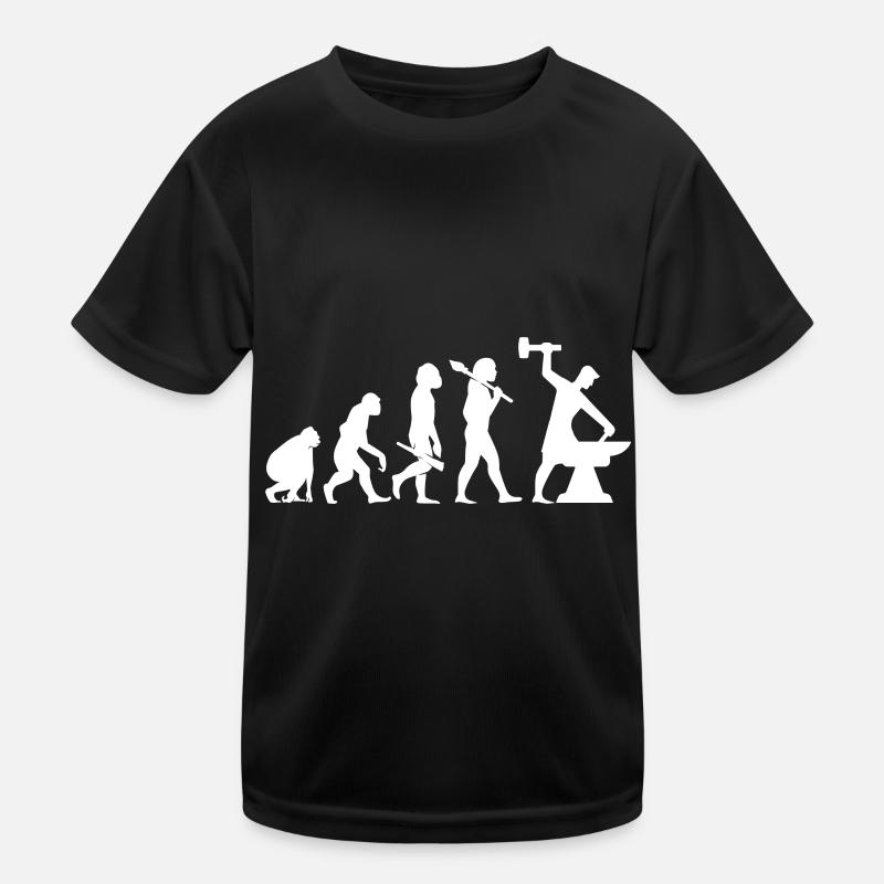 Anvil blacksmithing Kids Functional T-Shirt