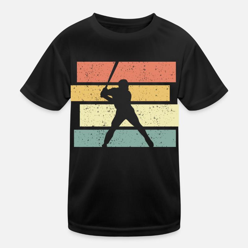 Baseball retro vintage baseball legend Kids Functional T-Shirt