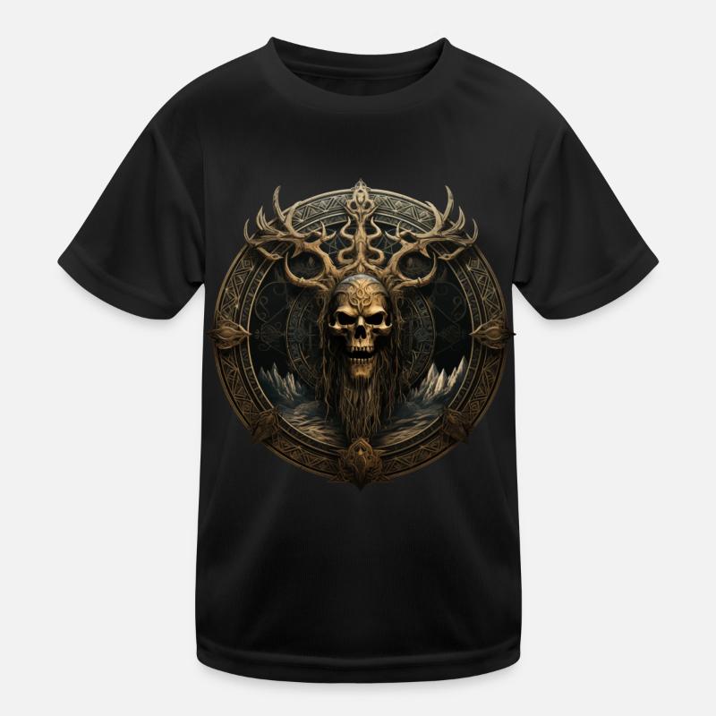 Viking Landmarks Kids Functional T-Shirt