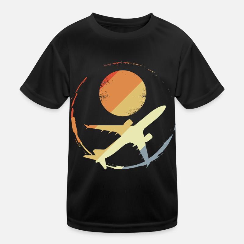 Avion à l’ancienne T-shirt sport Enfant