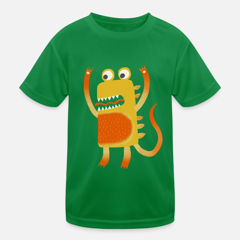 Cute Monsters Kids Functional T-Shirt