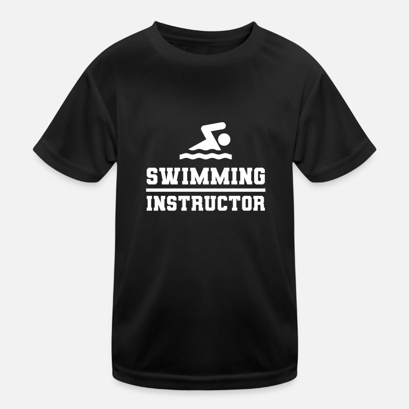 Schwimmlehrer Schwimmen Lernen Trainer Kinder Funktions-T-Shirt