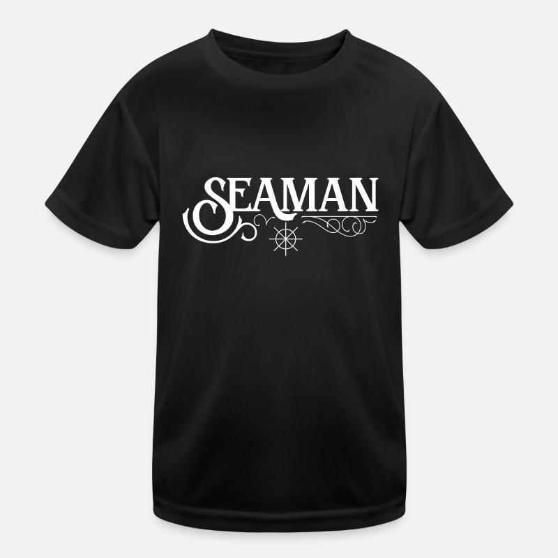 Sailor Ship Sailor Sailor Captain Kids Functional T-Shirt