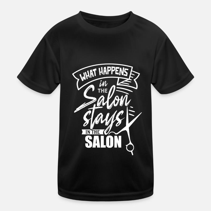 Salon des cheveux Coiffure Coiffeur coiffeur T-shirt sport Enfant