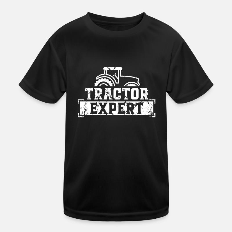 Traktor Experte Trekker Traktorfahrer Traktoren Kinder Funktions-T-Shirt
