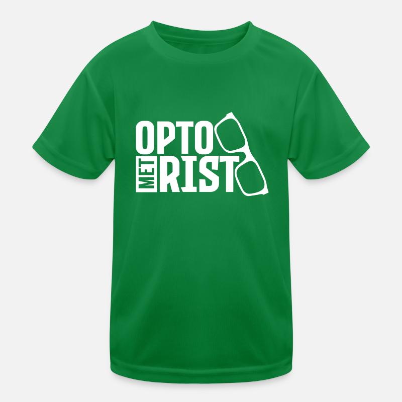 Optician Optometrist Optometrist Optometry Optics Kids Functional T-Shirt