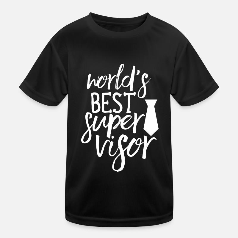 World's Best Supervisor Profession Supervisor Supervisor Kids Functional T-Shirt
