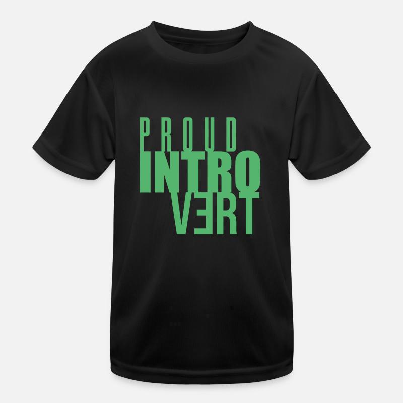 Stolzer Introvertierter Schüchtern Introvertiert Kinder Funktions-T-Shirt
